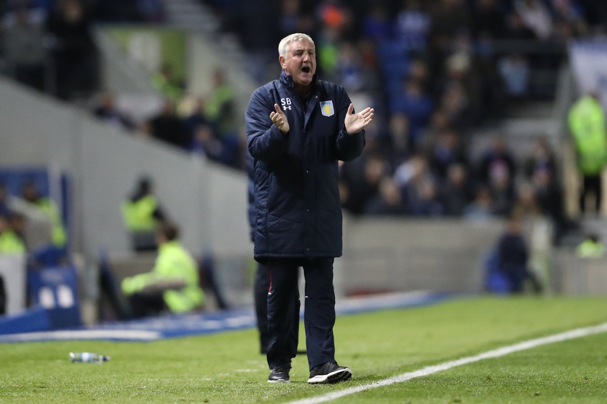 , Steve Bruce reacts to report that Thierry Henry is set to replace him as Aston Villa head coach