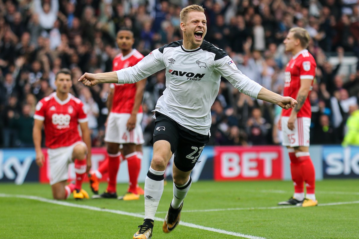 , Fulham and Swansea City battle it out for Derby County ace