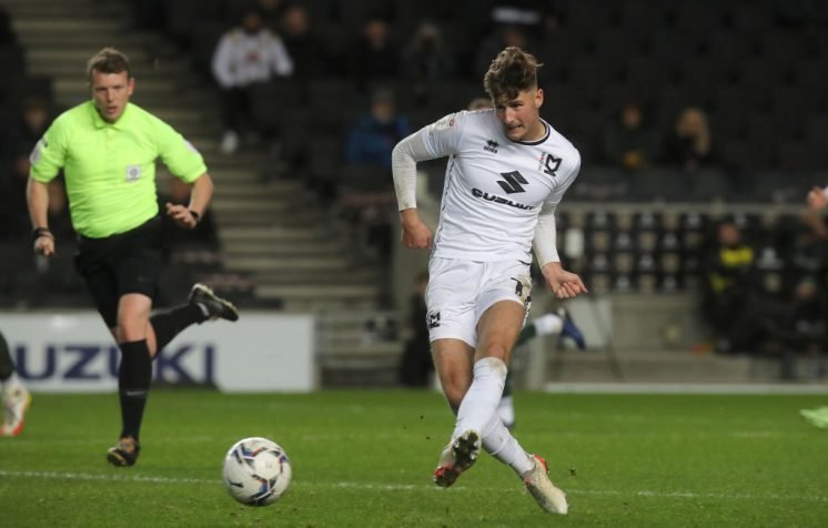 MK Dons, MK Dons boss quizzed on potential reunion with Blackpool&#8217;s Ethan Robson after award ceremony sighting