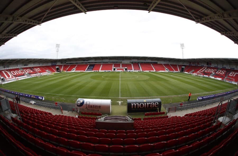 doncaster rovers home stadium before the game