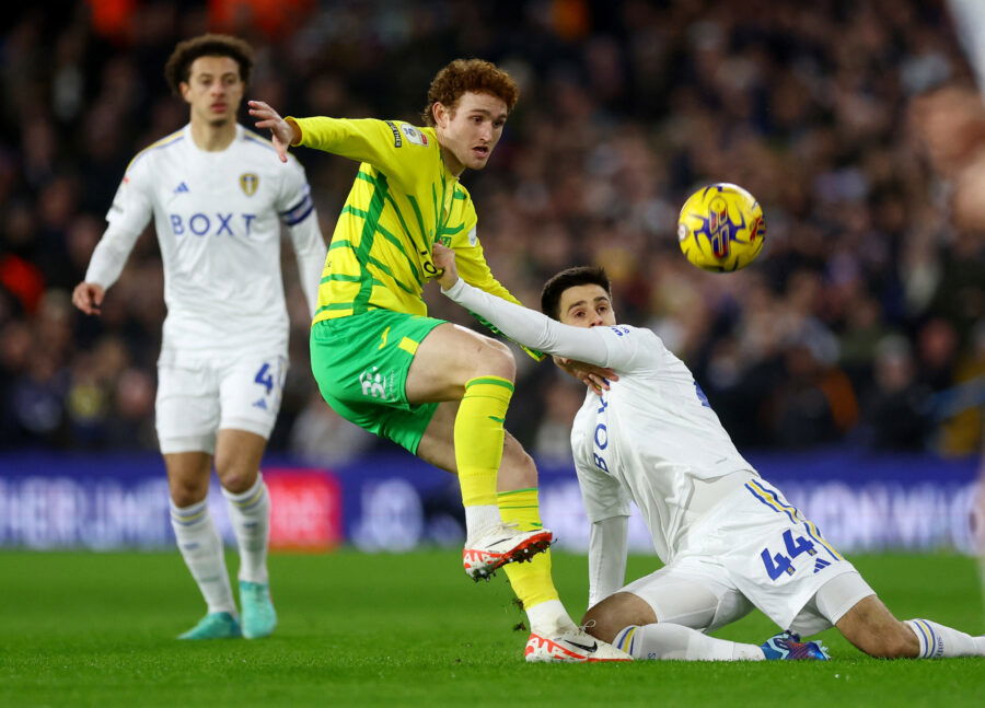 NCFC - Norwich City striker Josh Sargent