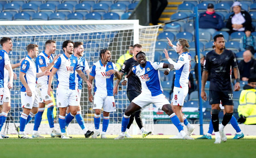 Blackburn Rovers celebrate