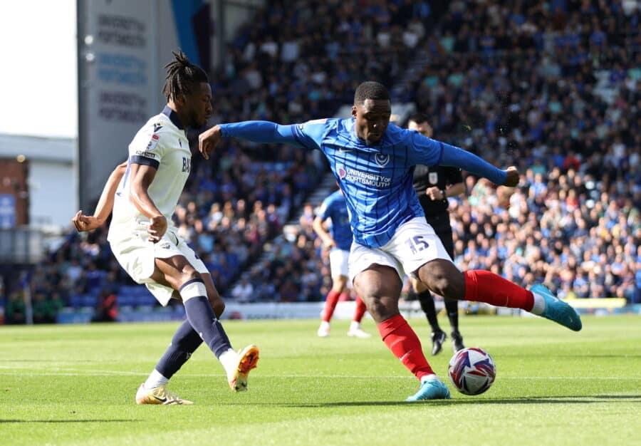 Pompey - Portsmouth Player Christian Saydee