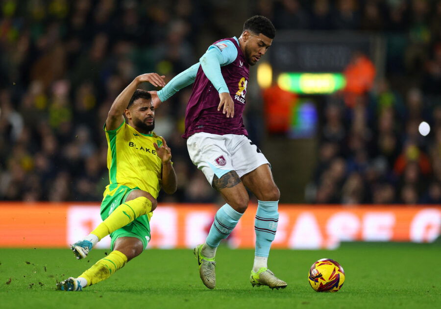 norwich city man anis ben slimane, on loan from sheffield united