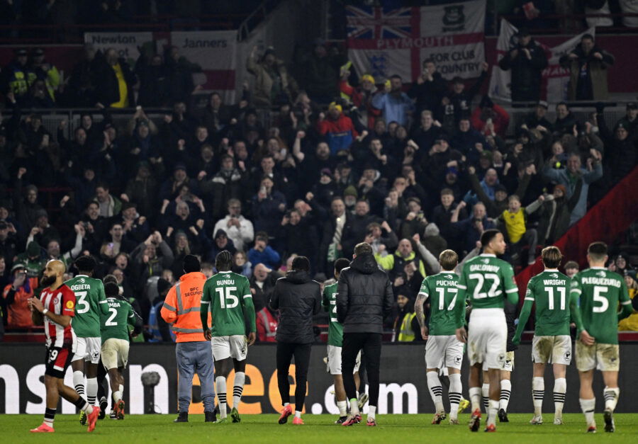 PAFC - Plymouth Argyle players