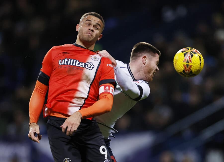 LTFC, BWFC - Bolton Wanderers and Luton Town men Will Forrester and Carlton Morris