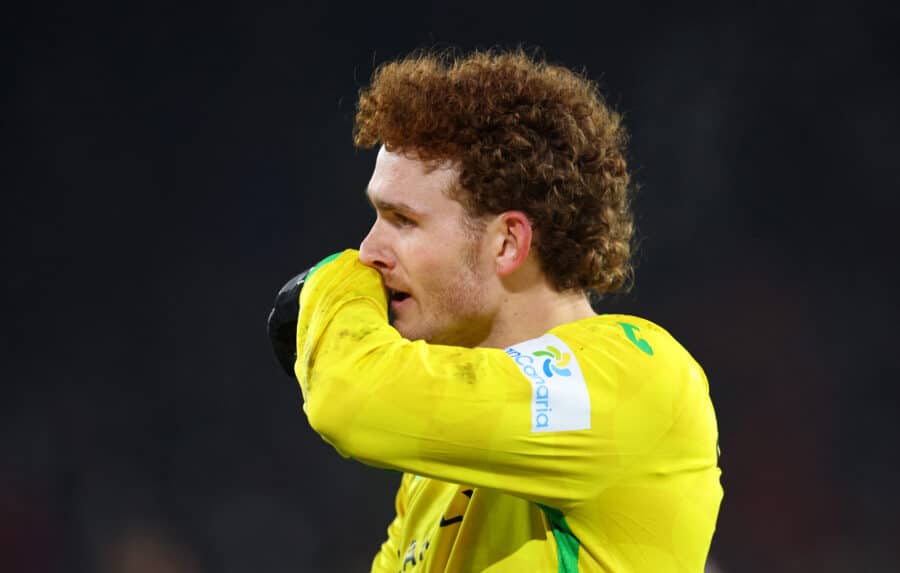NCFC - Norwich City striker Josh Sargent