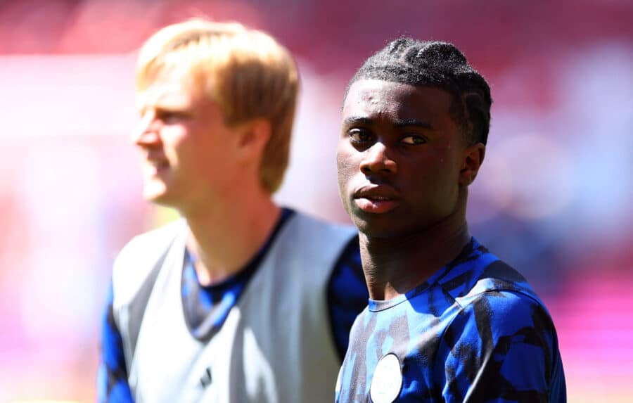 LCFC - Leicester City man Jeremy Monga looks on
