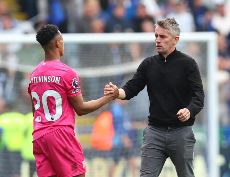 ITFC - Ipswich Town boss Kieran McKenna and Omari Hutchinson