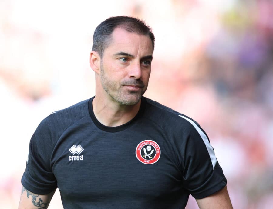 SUFC - Sheffield United boss Ruben Selles pre match