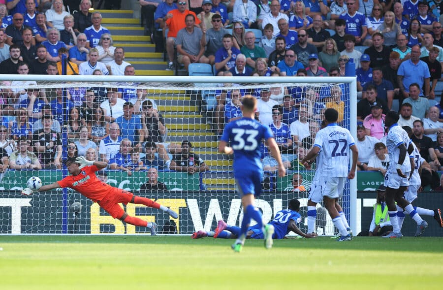 SWFC - Sheffield Wednesday man Pierce Charles in action as he makes a save