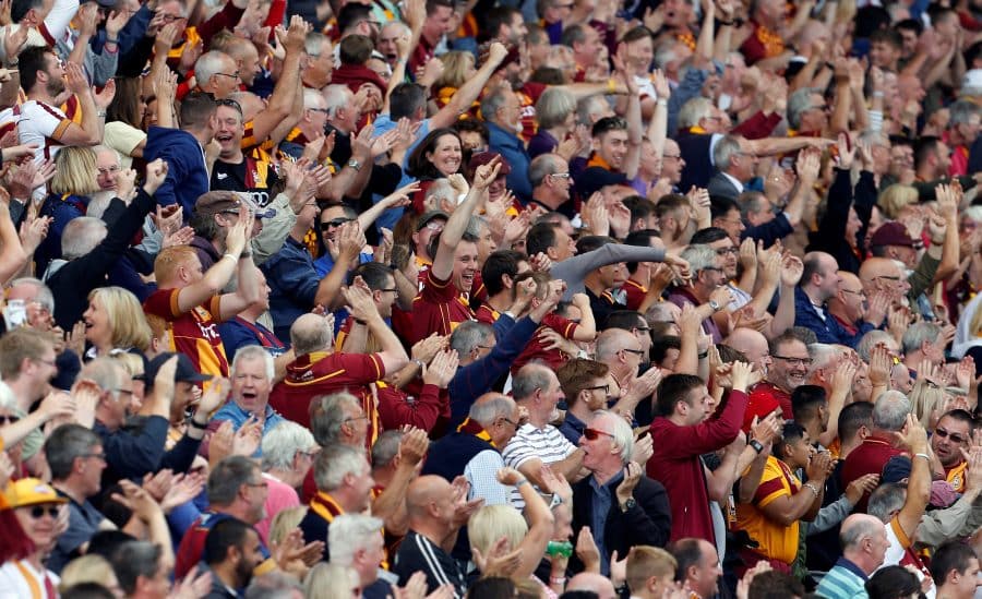 Celebrate Bradford City fans