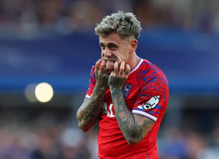 ITFC - Ipswich Town's Sammie Szmodics reacts