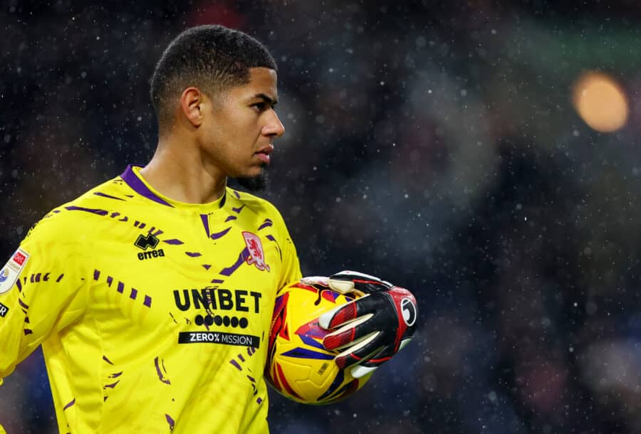 Boro - Seny Dieng of Middlesbrough during the match