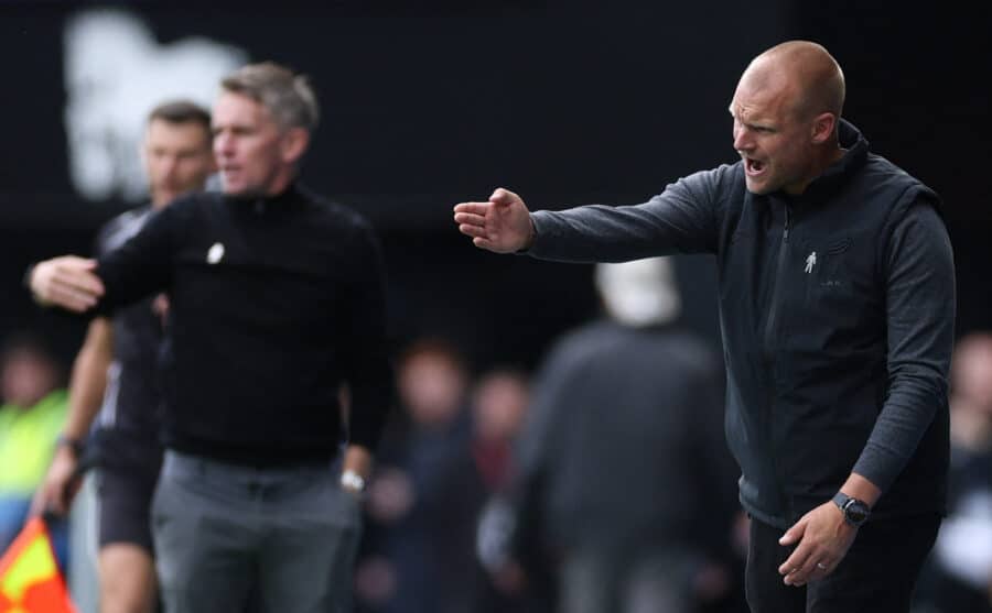 NCFC - Norwich City manager Liam Manning during the match