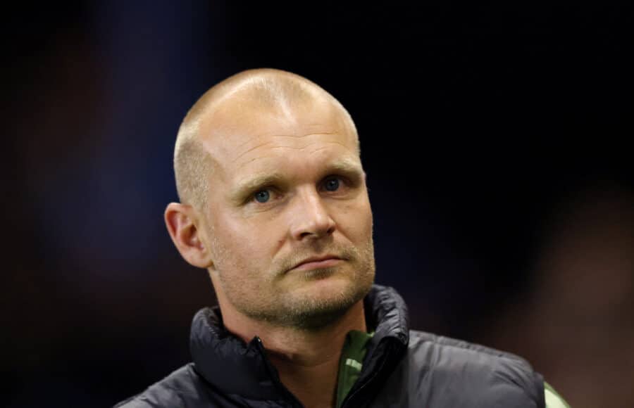 NCFC - Norwich City manager Liam Manning before the match