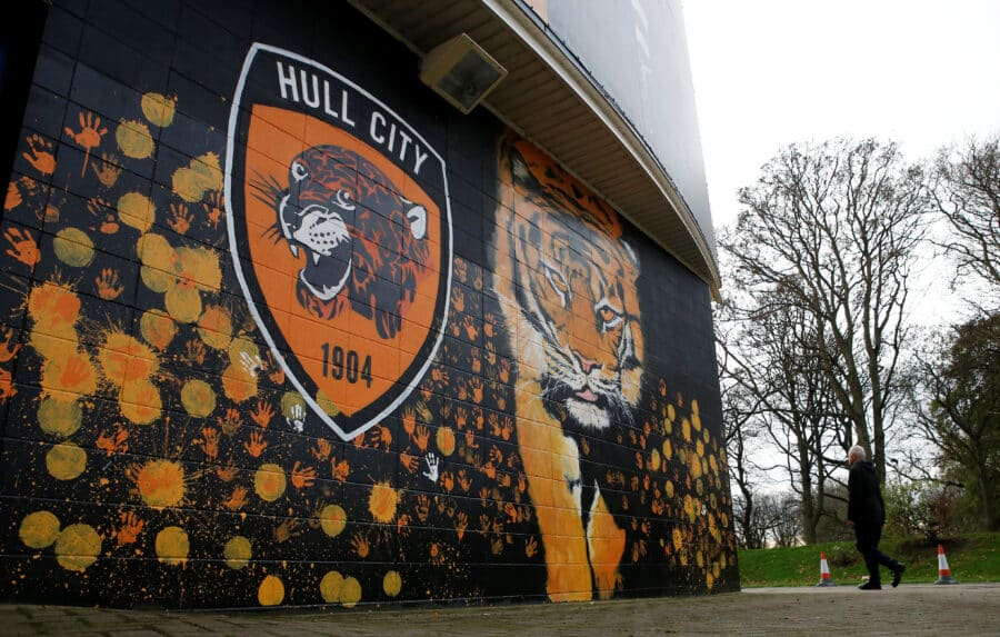 HCAFC - General view outside the Hull City stadium before the match