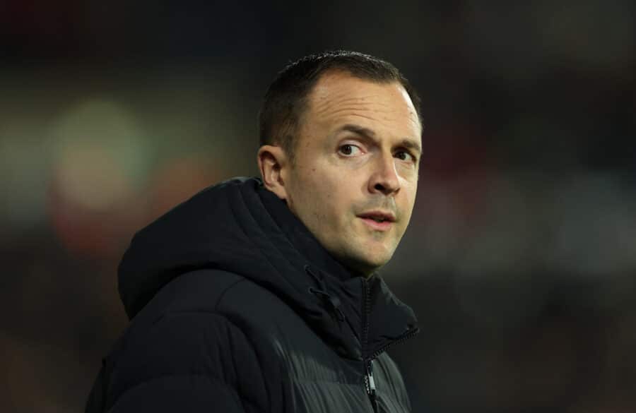 BCFC - Birmingham City manager Chris Davies before the match